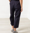 Wide Cropped Trouser in Navy