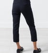 Wool Cropped Pant in Navy
