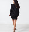 Tapered Boat Neck Dress