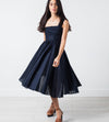One Shoulder Dress in Navy