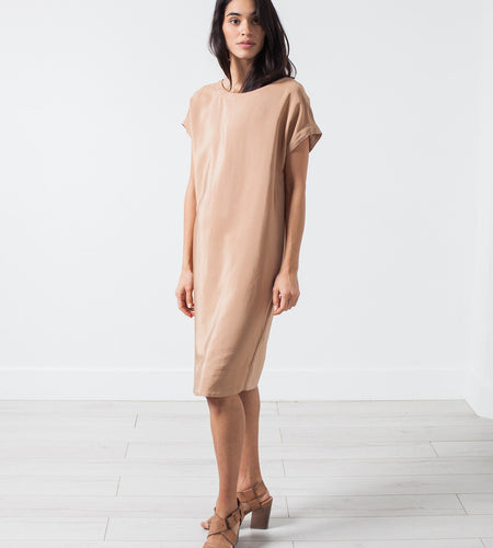 Philomene Dress in Camel