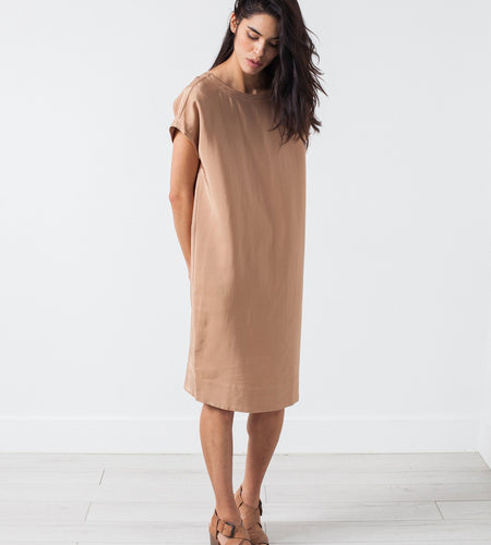 Philomene Dress in Camel