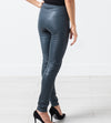 Elenaso Leather Trouser in Cool Grey