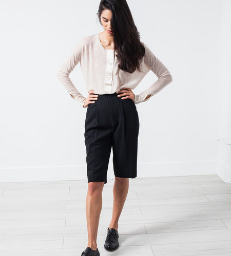 Woven Shorts in Black