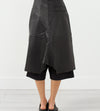 Leather Drop Crotch Pants