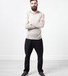 Mottled Cashmere Crewneck