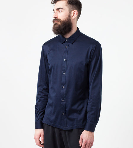 Scotland Button-Up in Navy