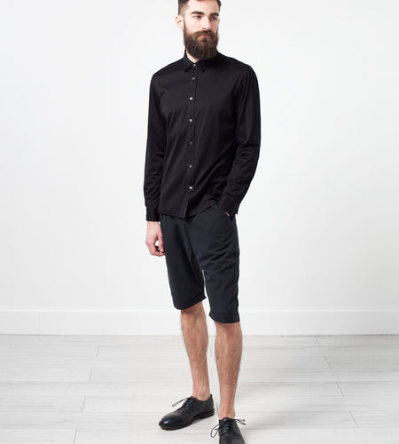 Scotland Button-Up in Black