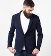 Cotton Jacket in Navy