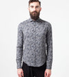 Western Arkansas Button-Up in Grey Floral