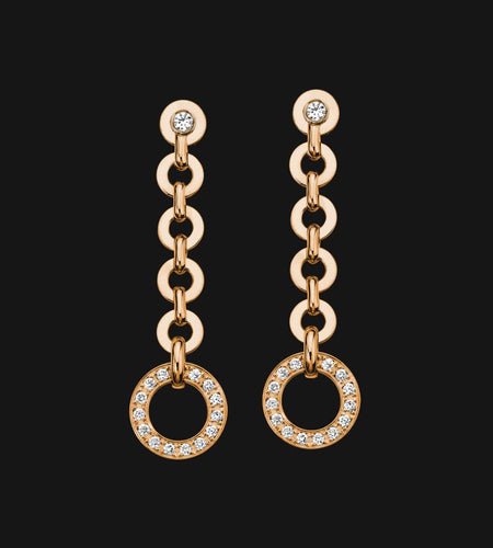 14k Dangling Pendant Earrings