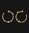18k Intertwined Earrings
