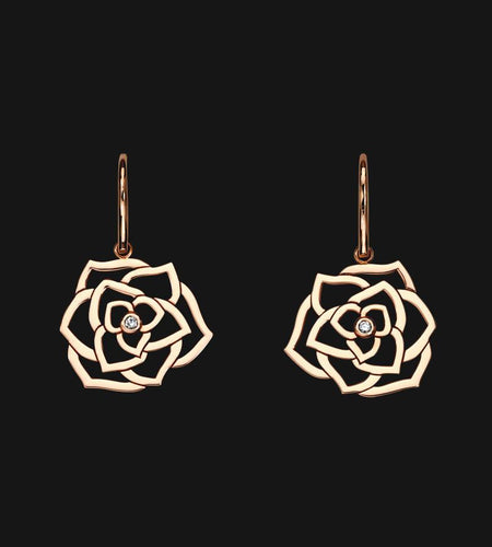 14k Wire Bloom Earrings