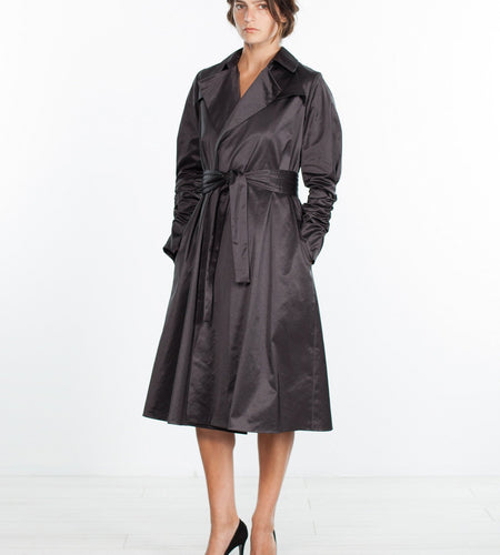 Trench Coat in Black