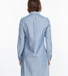Chambray Shirtdress in Blue