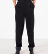 Contrast Cuff Pant in Black