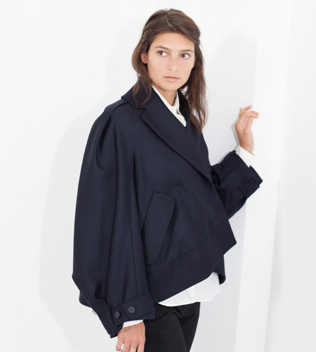 Wool Cocoon Jacket