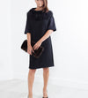 Ostrich Plume Dress in Black