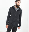 Pill Zip Sweater in Anthracite