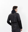 Prince Leather Field Jacket in Meteor