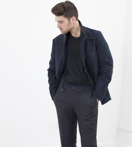 Taurin Jacket in Navy