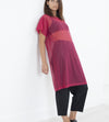 Mesh Over Dress in Pink