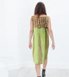Silk Shift in Tweed and Net