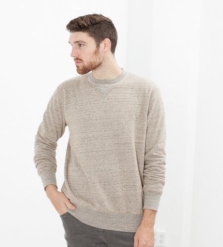 Jeth Sweatshirt in Grey/Rust