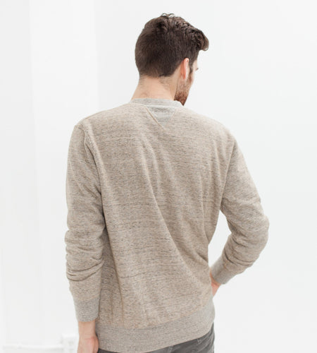 Jeth Sweatshirt in Grey/Rust