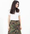 Military Skirt in Camo