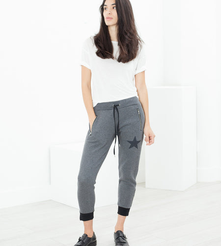 Loopwheeler Star Pant in Grey
