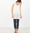 Babydoll Tank in White