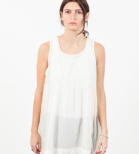 Babydoll Tank in White