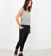 Stretch Fitted Pant in Black