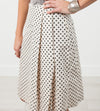 Pleated Skirt in Glitter Dots