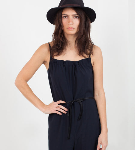 Sleeveless Jumpsuit in Navy