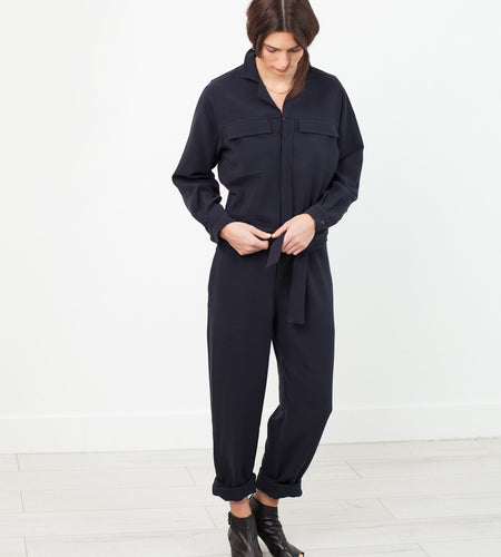 Worker Jumpsuit in Navy