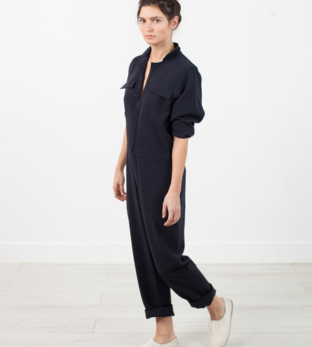 Worker Jumpsuit in Navy