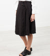 Wrap Snap Skirt in Black
