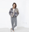 Deione Coat in Graphite Floral
