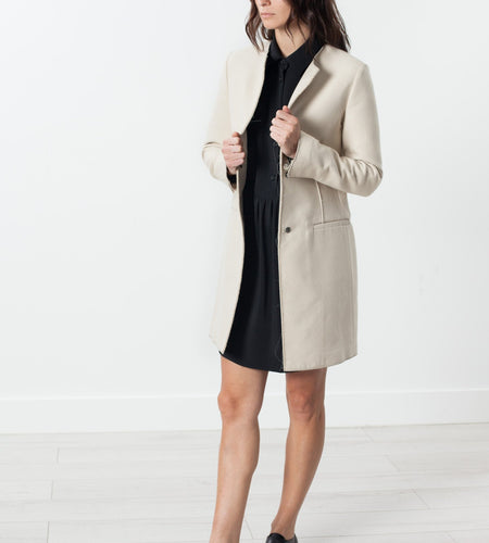 Tessuto Jacket in Cream