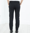 Side Zip Slim Pant in Black