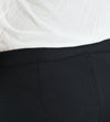Side Zip Slim Pant in Black