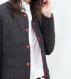 Camelia Reversible Jacket in Black/Red