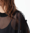 Poet Silk Sweater in Black