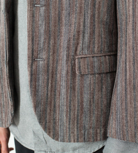 Watercolor Sport Jacket in Brown/Blue