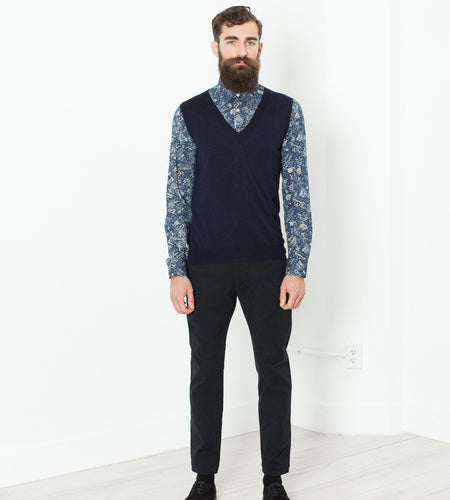 Camicia Slim Shirt in Celestial