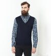 Basic Gilet in Navy