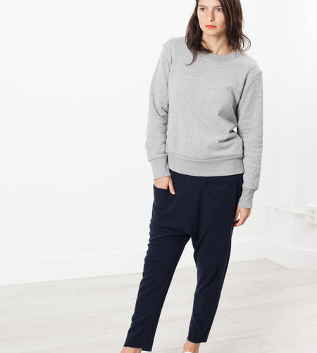 Loopwheeler Sweatshirt in Grey