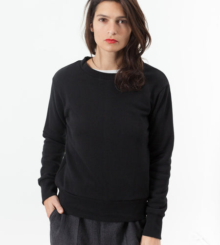 Loopwheeler Sweatshirt in Black